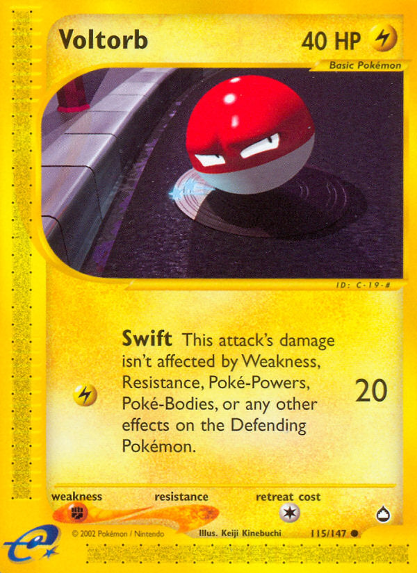 E-Series Aquapolis Voltorb #115/147